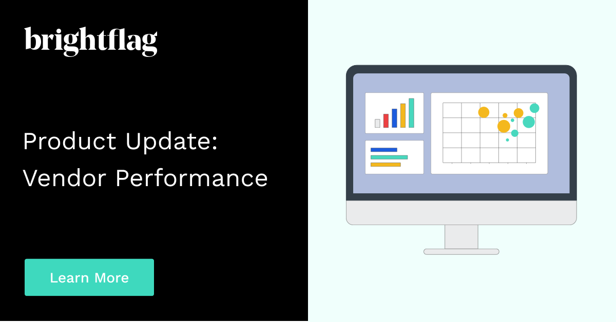 Brightflag Product Update Vendor Performance Reporting Brightflag