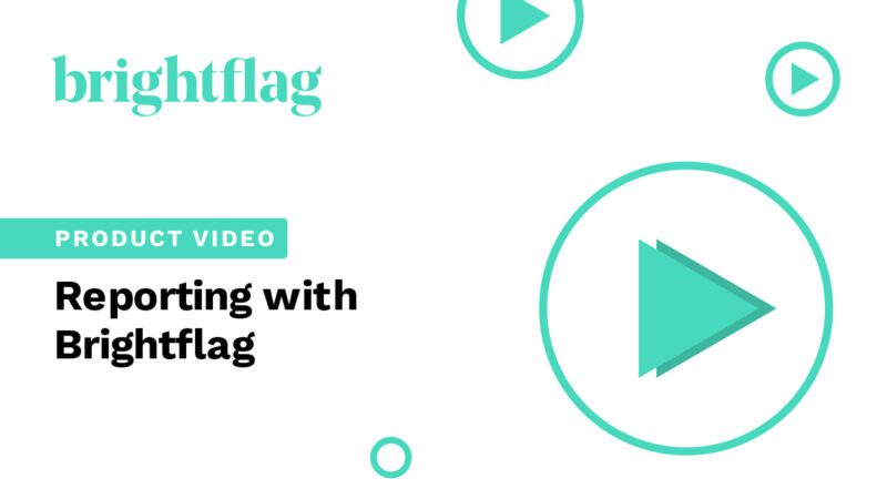 Brightflag's logo with a teal 