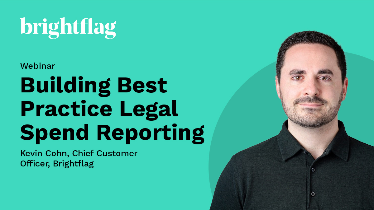 Webinar: Building Best Practice Legal Spend Reporting