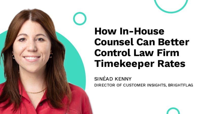 Brightflag's Sinead Kenny, in a red button-down shirt, smiling in front of a white and teal backdrop, next to the blog title 