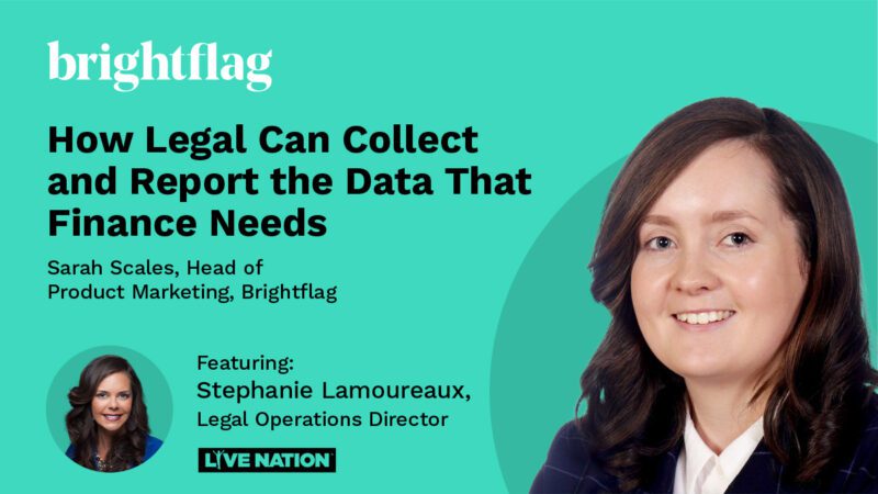 Brightflag's Head of Product Marketing, Sarah Scales, smiling in front of a teal backdrop, next to the blog title 