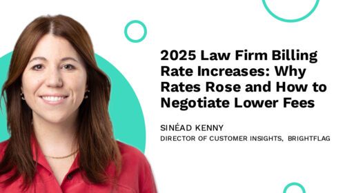 Brightflag Director of Customer Insights, Sinead Kenny, Smiling in a red shirt on a blue and white background, next to the blog title 