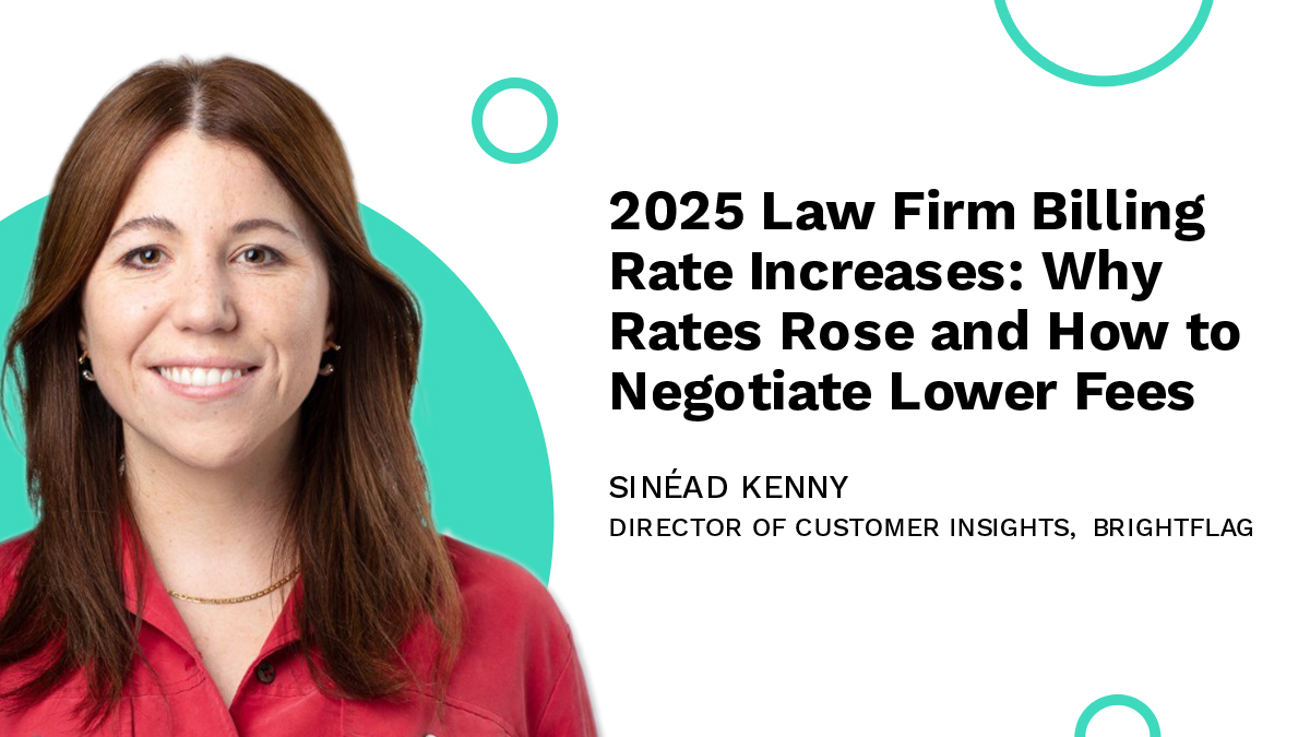 2025 Law Firm Billing Rate Increases Brightflag