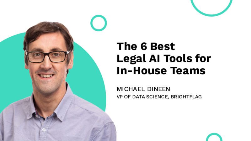 Brightflag VP of Data Science, Michael Dineen, smiling in a dress shirt and glasses in front of a white and blue background, with the blog title 