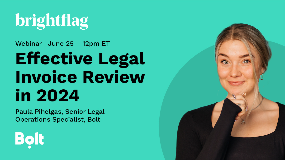 Webinar: Effective Legal Invoice Review in 2024