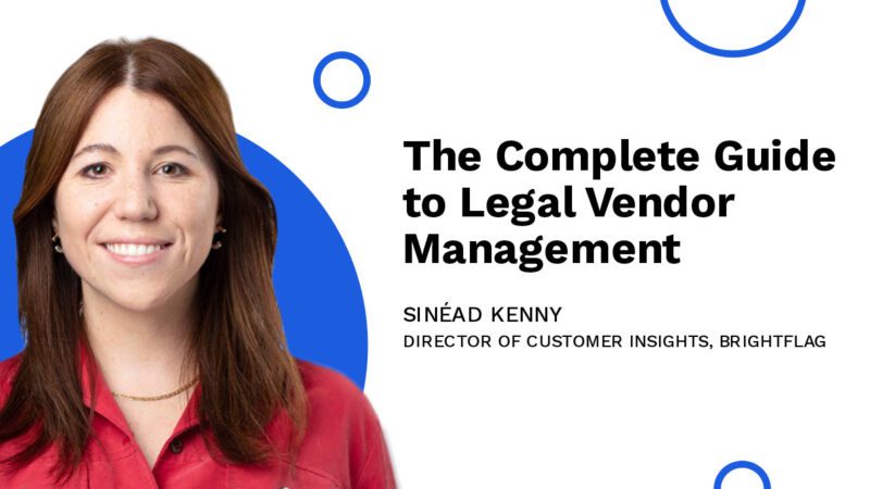 Brightflag's Director of Customer Insights, Sinead Kenny, smiling in a red shirt in front of a white and blue background, with the blog title 
