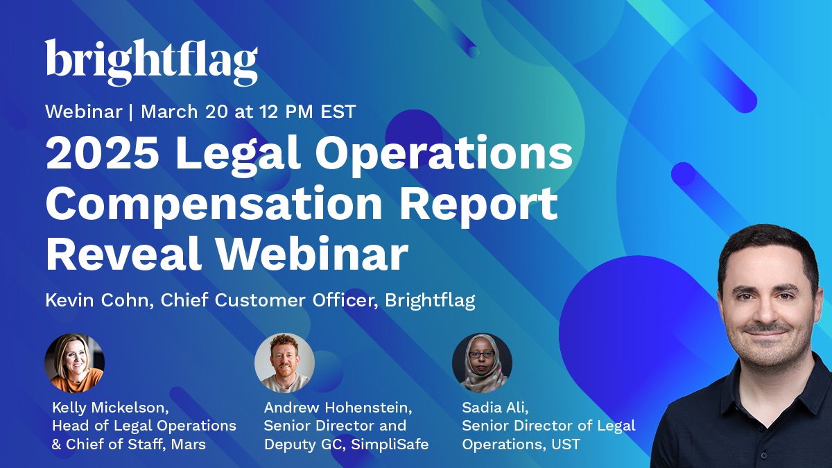 2025 Legal Operations Compensation Report Reveal Webinar