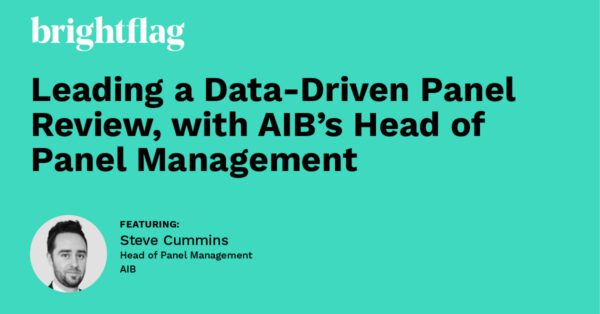 Teal background with the title of the testimonial, 