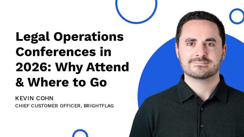 Brightflag Chief Customer Officer Kevin Cohn, in a black dress shirt, smiling in front of a white and blue background, next to the blog title 