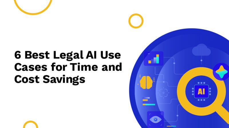 A yellow magnifying glass on a blue circular background next to the text 