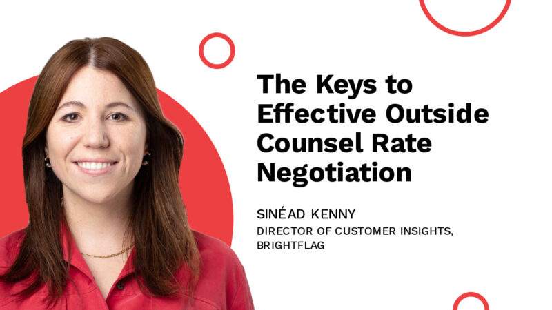 Brightflag's Director of Customer Insights, Sinead Kenny, smiling in a red shirt in front of a red and white background, next to the blog title 